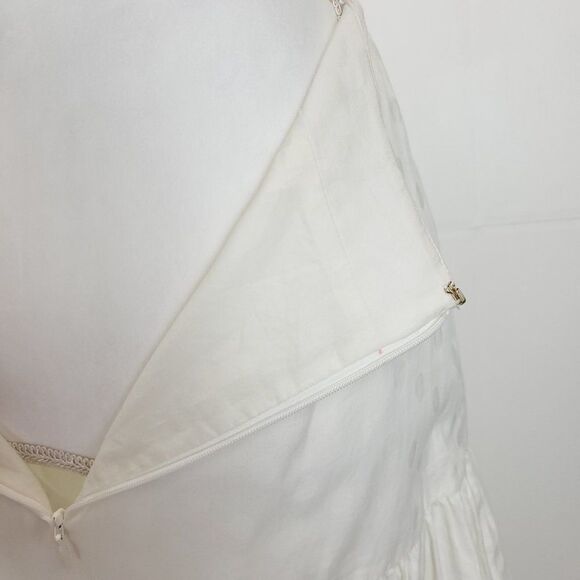 Significant Other Poppy Cut-Out Maxi Dress Ivory White Small - Picture 6 of 13